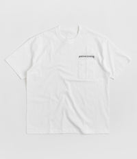 Workware Positive Thinking Heavyweight Pocket T-Shirt - White thumbnail