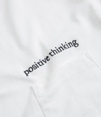 Workware Positive Thinking Heavyweight Pocket T-Shirt - White thumbnail