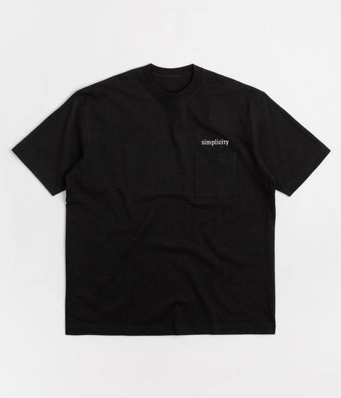 Workware Simplicity Heavyweight Pocket T-Shirt - Black