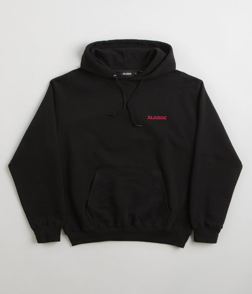 XLarge Chenille Slanted OG Hoodie - Black