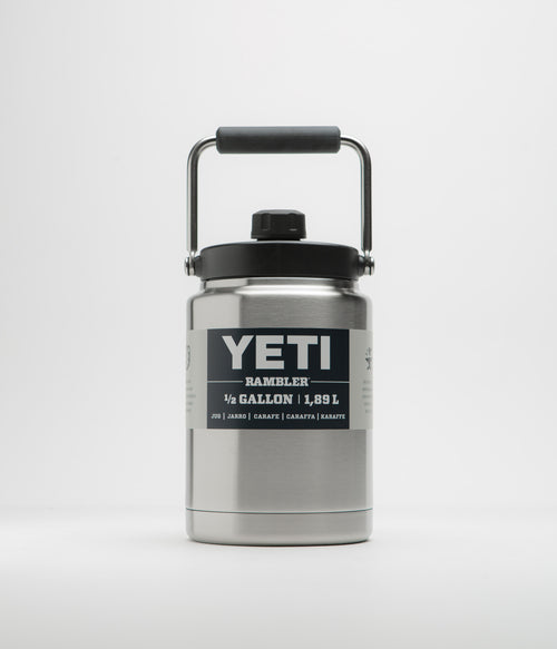 Yeti Rambler Jug 1/2 Gallon - Stainless Steel