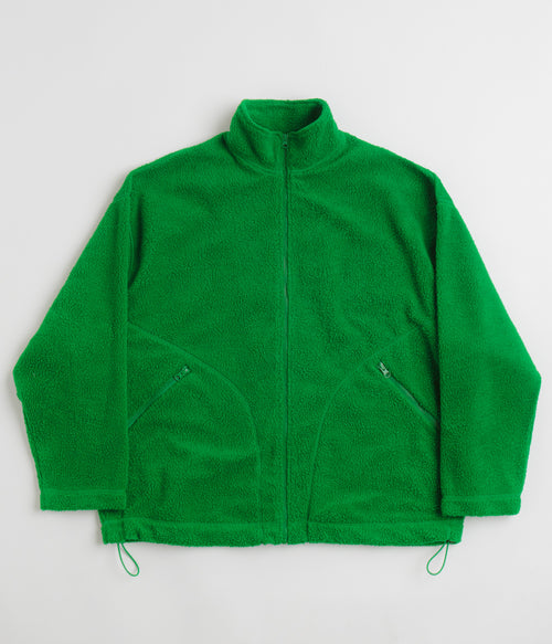 YMC Aaron Zip Fleece Jacket - Green