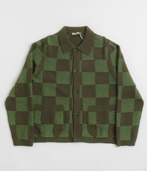 YMC Baker Cardigan - Green