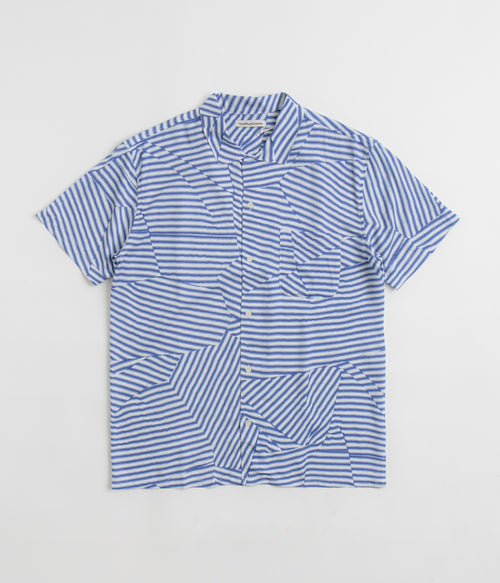 YMC Malick Shirt - Blue / White