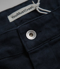 YMC Twisted Seam Trousers - Navy thumbnail