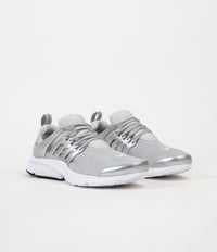 Nike Air Presto Premium Shoes - Metallic Silver / Pure Platinum - White thumbnail