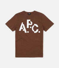 A.P.C. Decale T-Shirt - Brown thumbnail