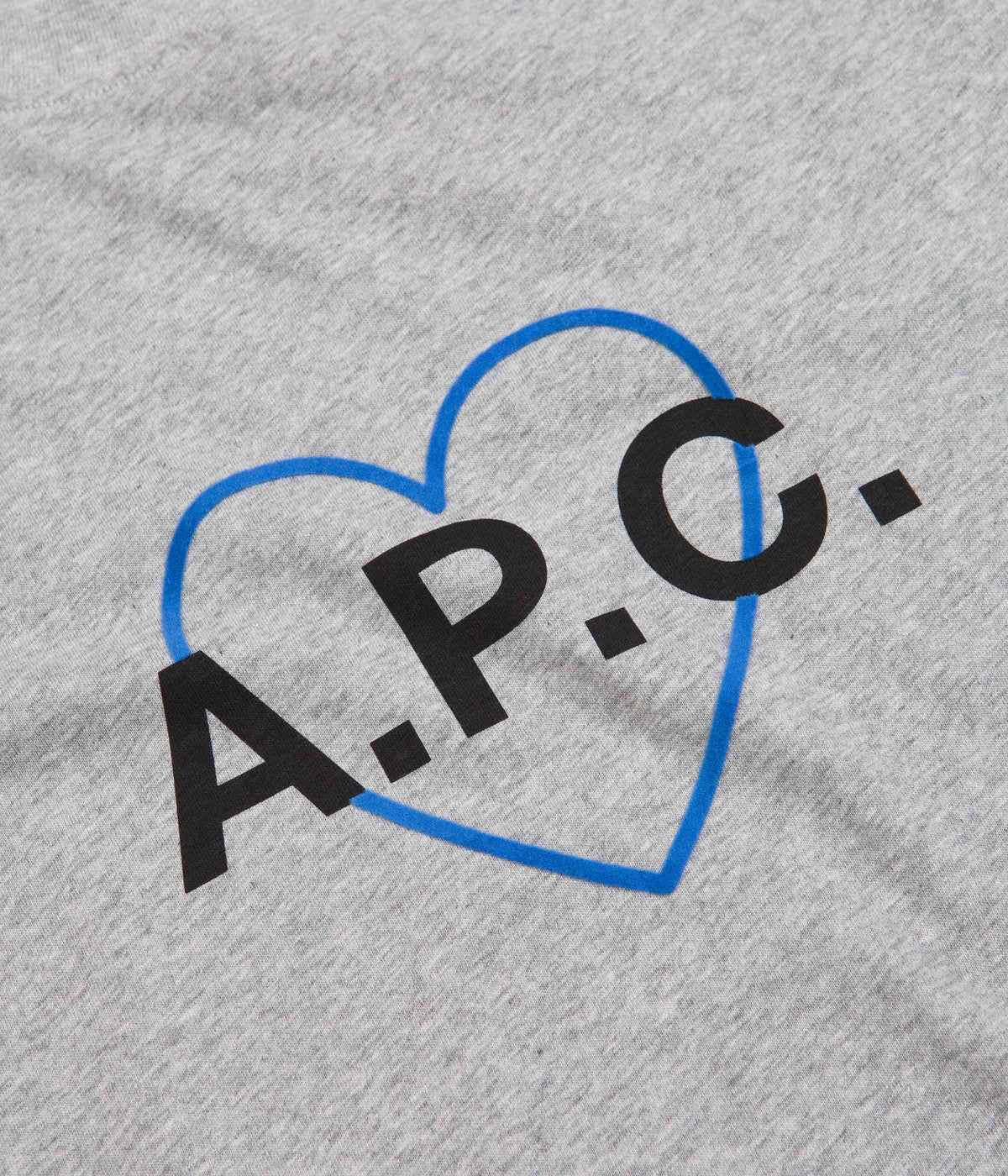 heart logo-print sweatshirt, A.P.C.