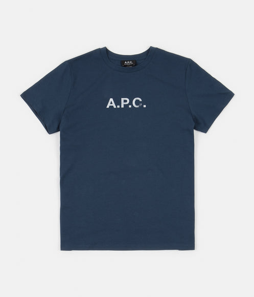 A.P.C. Stamp T-Shirt - Blue