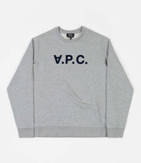 A.P.C. VPC Crewneck Sweatshirt - Heather Grey thumbnail