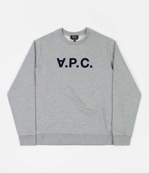 A.P.C. VPC Crewneck Sweatshirt - Heather Grey