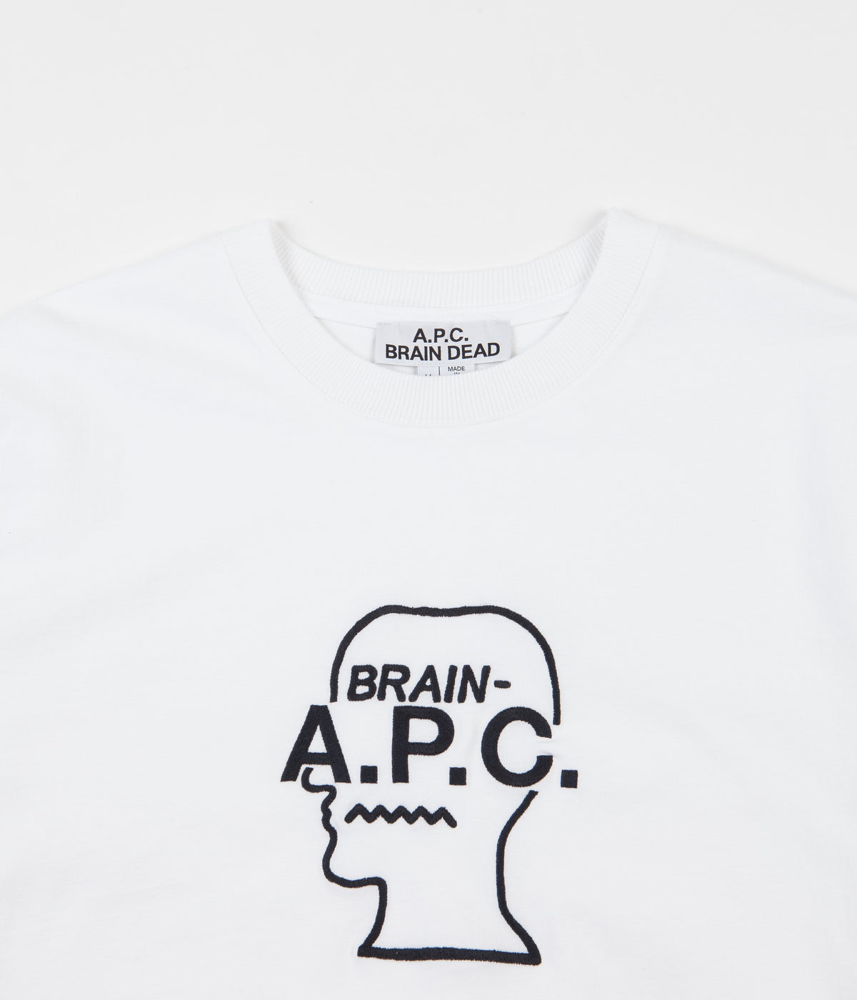 A.P.C. x Brain Dead Spooky T-Shirt - White | Always in Colour