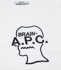 A.P.C. x Brain Dead Spooky T-Shirt - White thumbnail