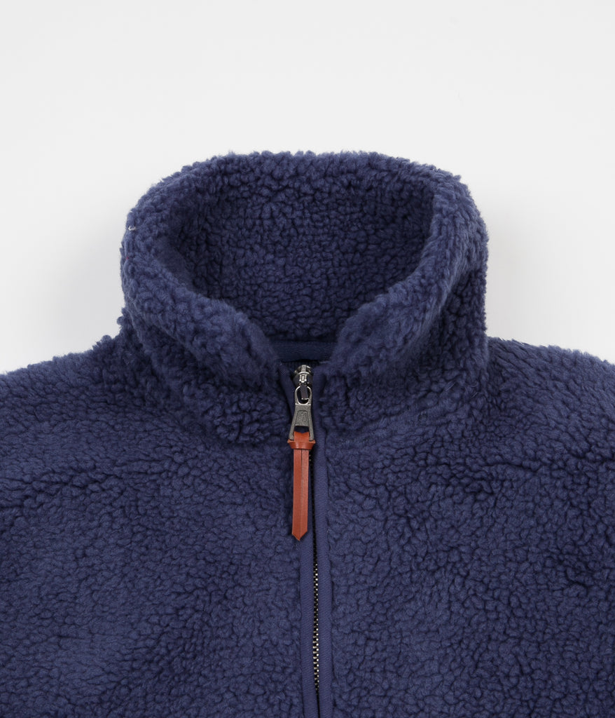 Albam Fleece Zip Jacket - Indigo | Always in Colour