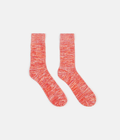 Albam Marl Socks - Red / Orange / White