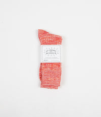 Albam Marl Socks - Red / Orange / White thumbnail