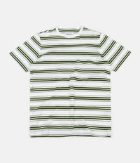 Albam Vintage Stripe T-Shirt - White / Navy / Golden Apple thumbnail