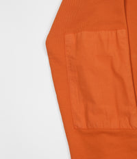 Albam Zipped Jersey Pullover Sweatshirt - Burnt Orange thumbnail