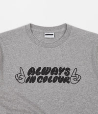 Always in Colour Hands T-Shirt - Melange Grey thumbnail