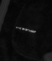 and wander High Loft Fleece - Black thumbnail