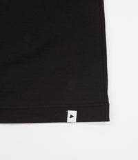 and wander Reflective Logo T-Shirt - Black thumbnail