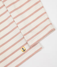 Armor Lux Breton Long Sleeve T-Shirt - Nature / Pink Atlas thumbnail