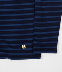 Armor Lux Breton Long Sleeve T-Shirt - Seal / Royal thumbnail