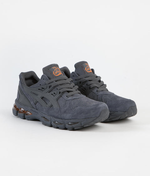 Asics Gel-Kayano 21 Shoes in Carrier Grey and Habanero