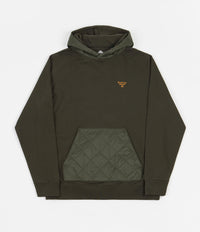 Barbour Beacon Quilted Hoodie - Olive thumbnail