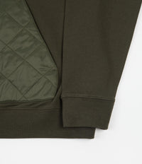 Barbour Beacon Quilted Hoodie - Olive thumbnail