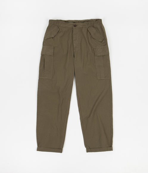 Barbour White Label Jack Ripstop Cargo Trousers - Olive