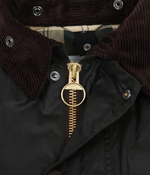 Barbour White Label Slim Beaufort Jacket in Sage