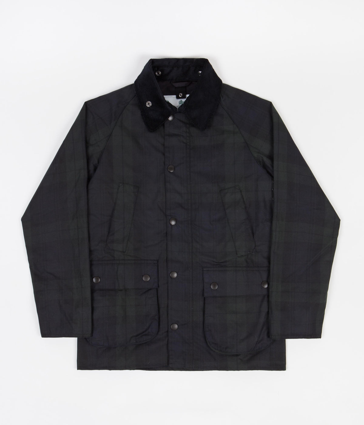 Barbour White Label Slim Bedale Blackwatch Jacket - Navy | Always