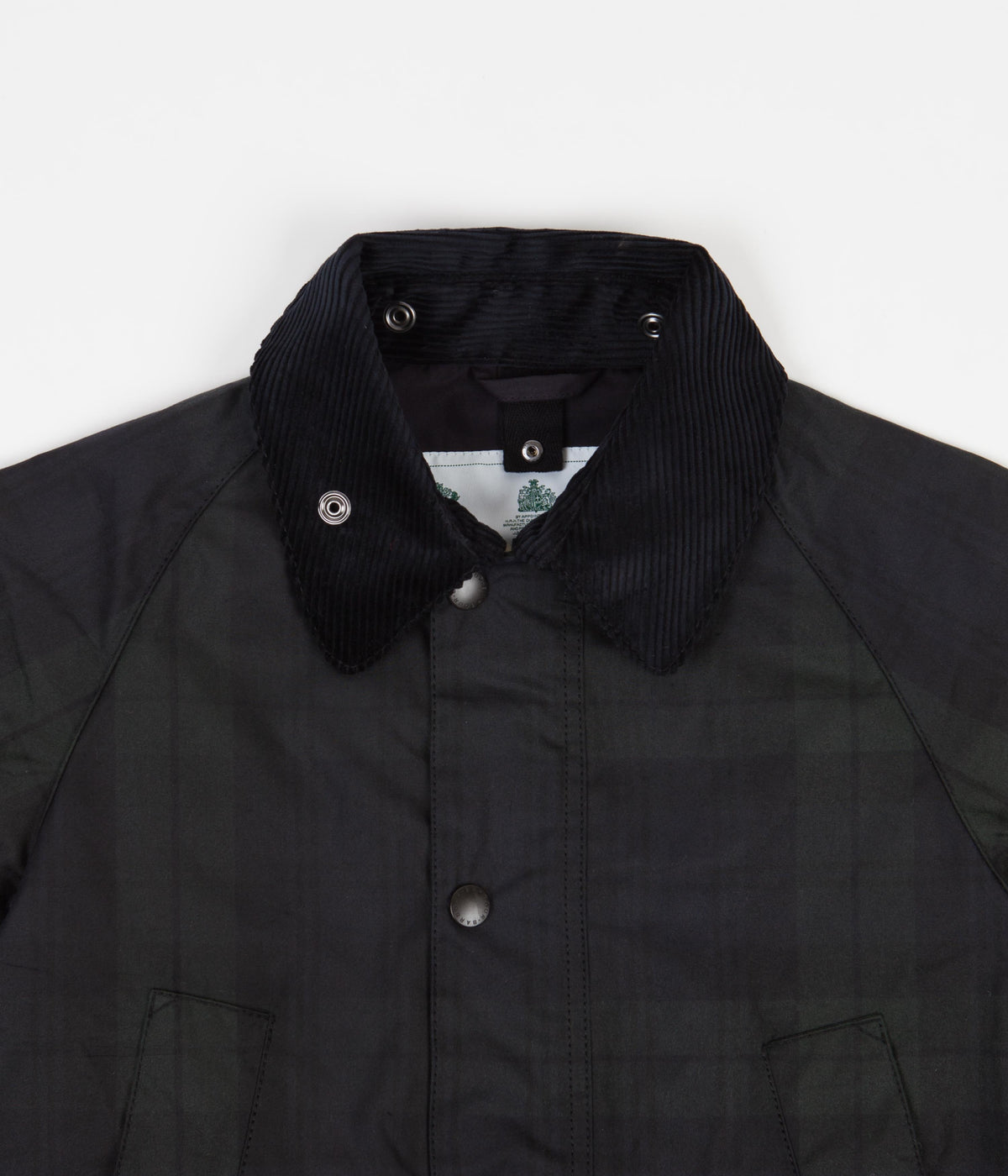 Barbour White Label Slim Bedale Blackwatch Jacket - Navy | Always