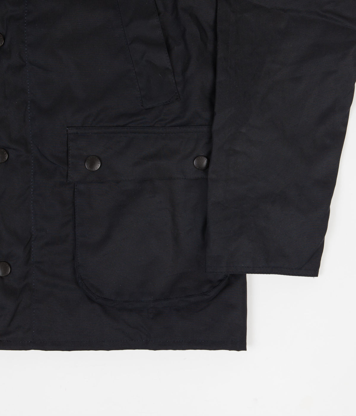 Barbour White Label Slim Bedale Hooded Wax Jacket - Navy | Always