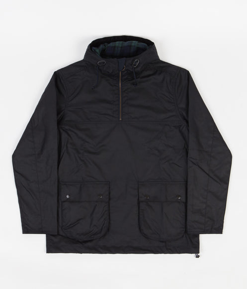 Barbour White Label Wax Camo Smock - Navy