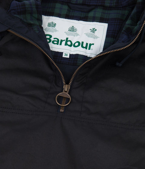 Barbour White Label Wax Camo Smock in Navy