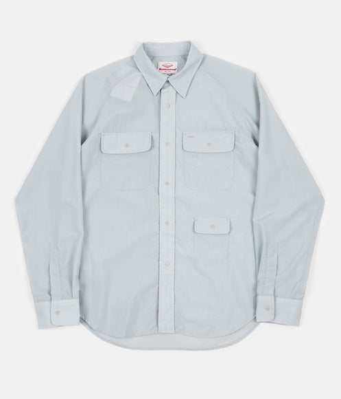 Battenwear Long Sleeve Camp Shirt - Silver