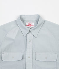 Battenwear Long Sleeve Camp Shirt - Silver thumbnail