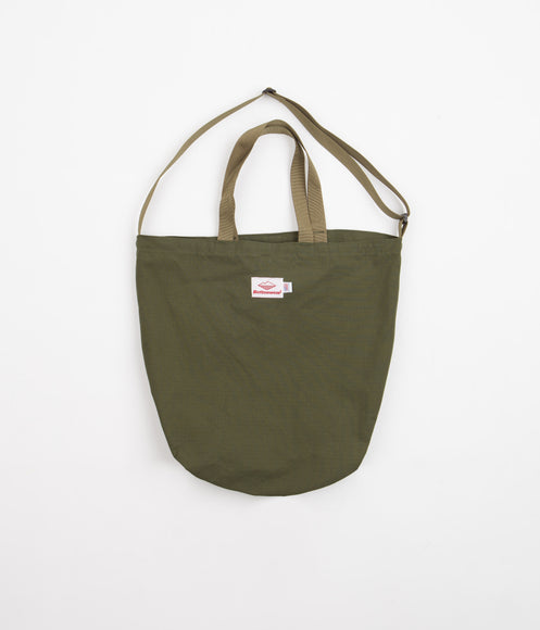 Battenwear Packable Tote Bag - Olive Drab / Tan