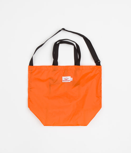 Battenwear Packable Tote Bag - Orange / Black