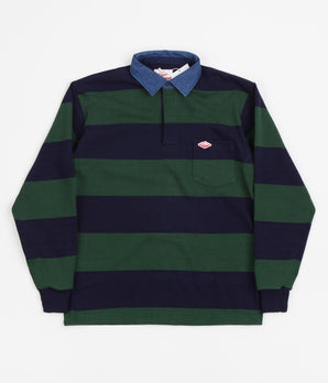 Battenwear Pocket Rugby Shirt - Dark Moss | Always in Colour