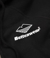 Battenwear Team Reach Up Zip Hoodie - Black thumbnail