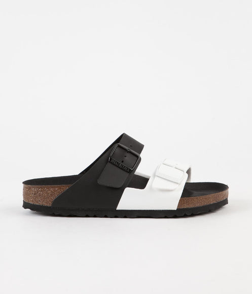 Birkenstock Arizona Split Sandals - Black / White