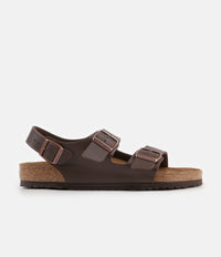 Birkenstock Milano Sandals - Dark Brown thumbnail