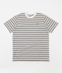 Carhartt Akron T-Shirt - Akron Stripe / Wax thumbnail