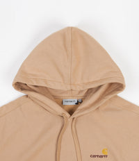 Carhartt American Script Hoodie - Dusty Hamilton Brown thumbnail