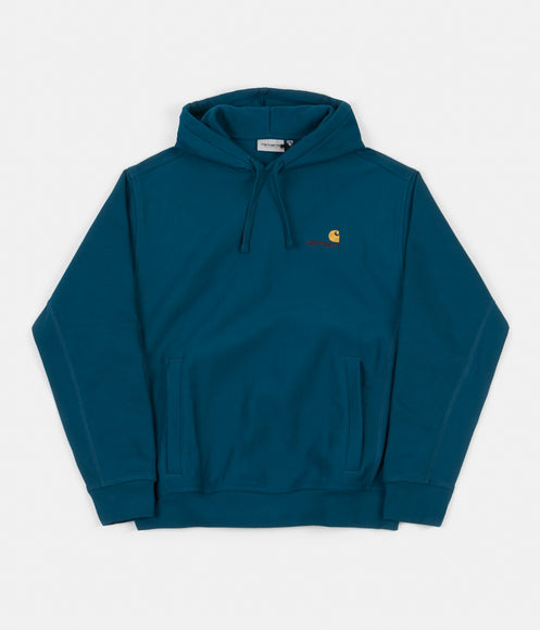 Carhartt American Script Hoodie - Moody Blue