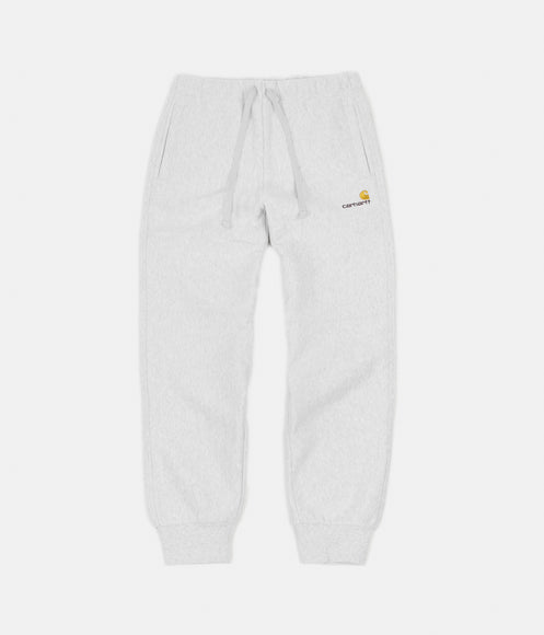 Carhartt American Script Sweatpants - Ash Heather