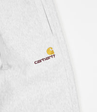 Carhartt American Script Sweatpants - Ash Heather thumbnail